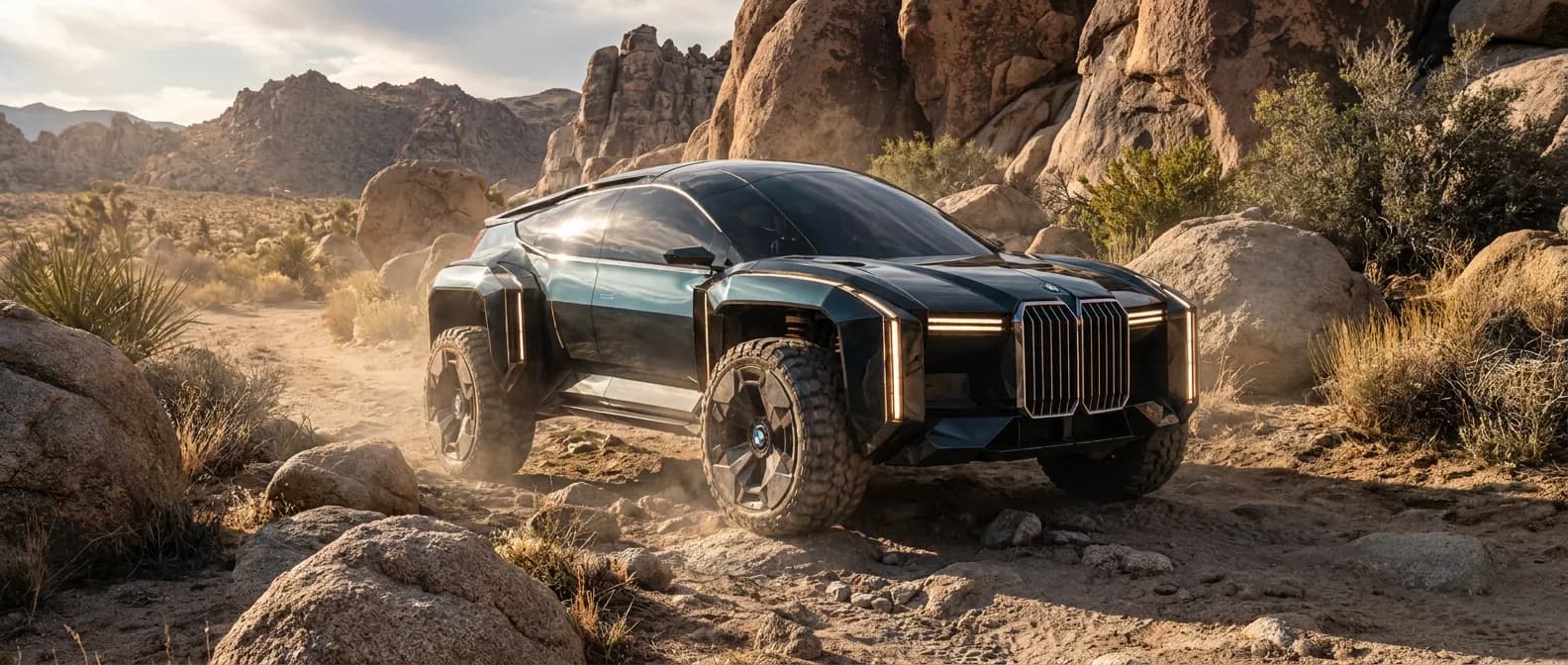 Off-road mode, rocks and dust